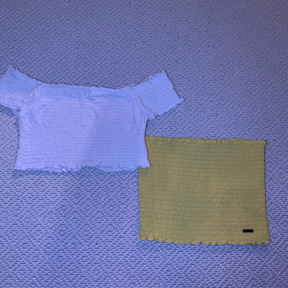 Bundle of Tube Top & off the Shoulder T-shirt